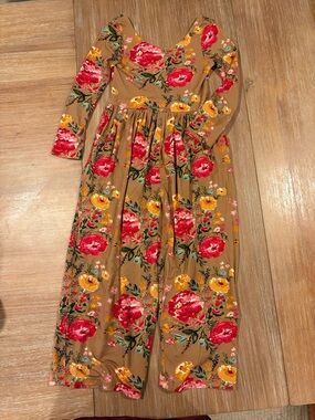 Beautiful SweetHoney Long-Sleeve Floral Jumper
